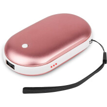 Wiederaufladbare Handwärmer mit 5200-mAh-Notfallakku, ideal für Outdoor-Sportarten und bei Raynaud-Syndrom, mit intelligentem Schutzsystem und