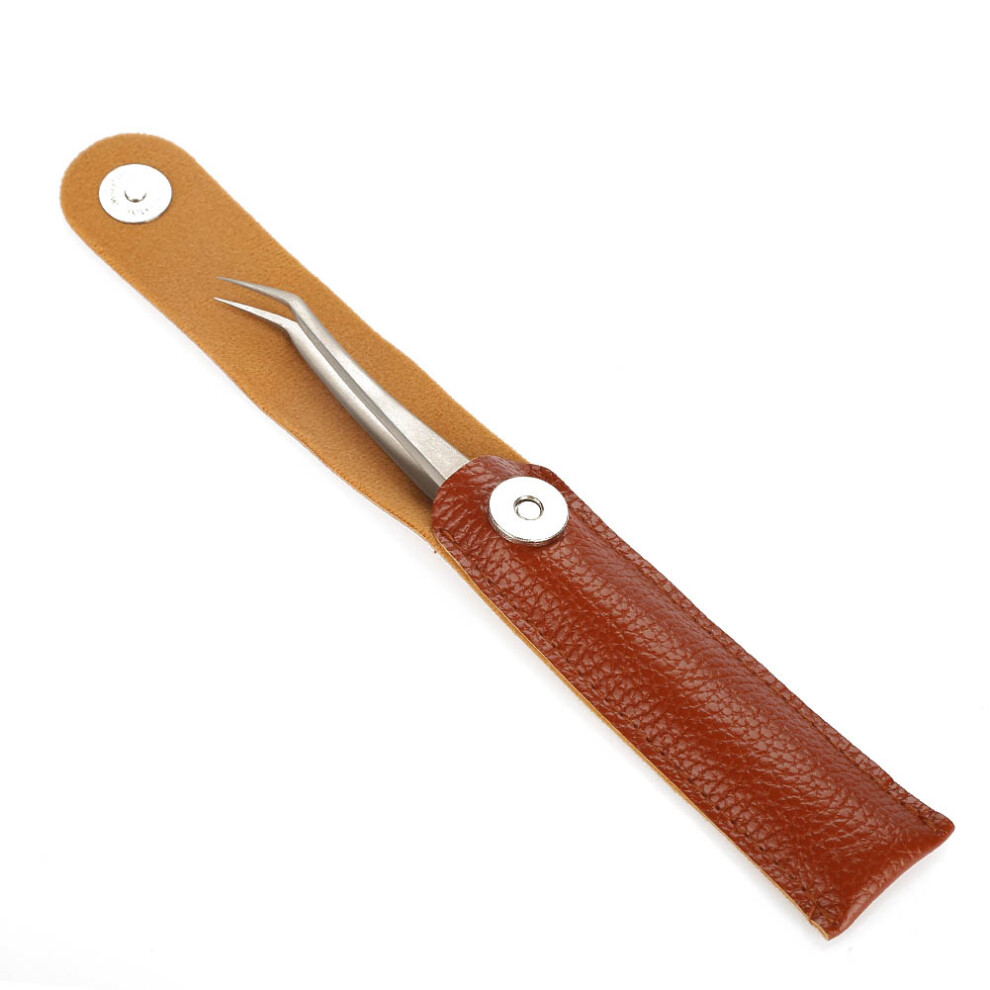 Professional Eyelash Tweezers for Classic Extensions, Surgical Grade Stainless Steel with Precision Crafted Tips Anti Static Ergonomic Design Non Sli