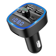 Wireless Car Companion, Bluetooth FM Transmitter Ensuring Lossless Hi-Fi Sound For Unmatched Audio Experience, Power-off Memory Retains Your Preferenc