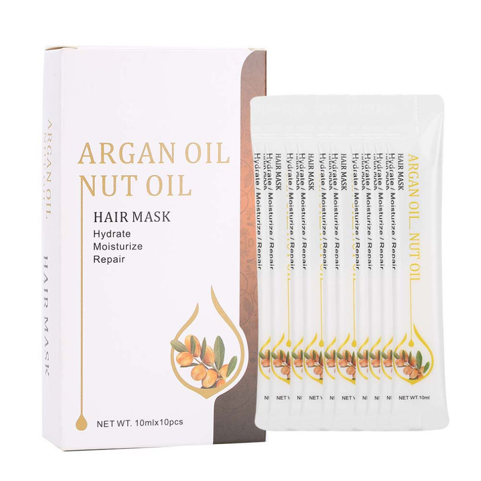 Hair Repair Mask for Damaged Hair, Hydrate Hair Deep Treatment, Argan Oil Infused Formula That Restores Shine And Strength, Silky Smooth Results For