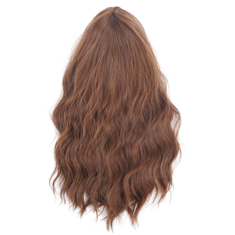Unisex Adjustable Wig Cap Breathable Wig Cap Stylish Appearance Wavy Wig Natural Hairline Synthetic Hair Replacement Heat Resistant Fiber For Party Costume