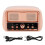 Μίνι ηχείο Bluetooth Retro, κρυστάλλινος ήχος, πλούσιο μπάσο για vintage ραδιοφωνική 1