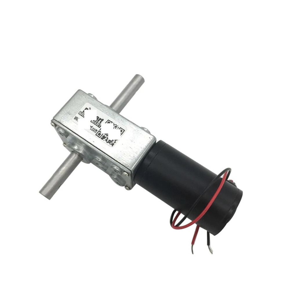12V Dc Gear Motor Starter 24V Worm Gear Motor Dual Shaft Torque Selflocking 10Rpm 9187378794197