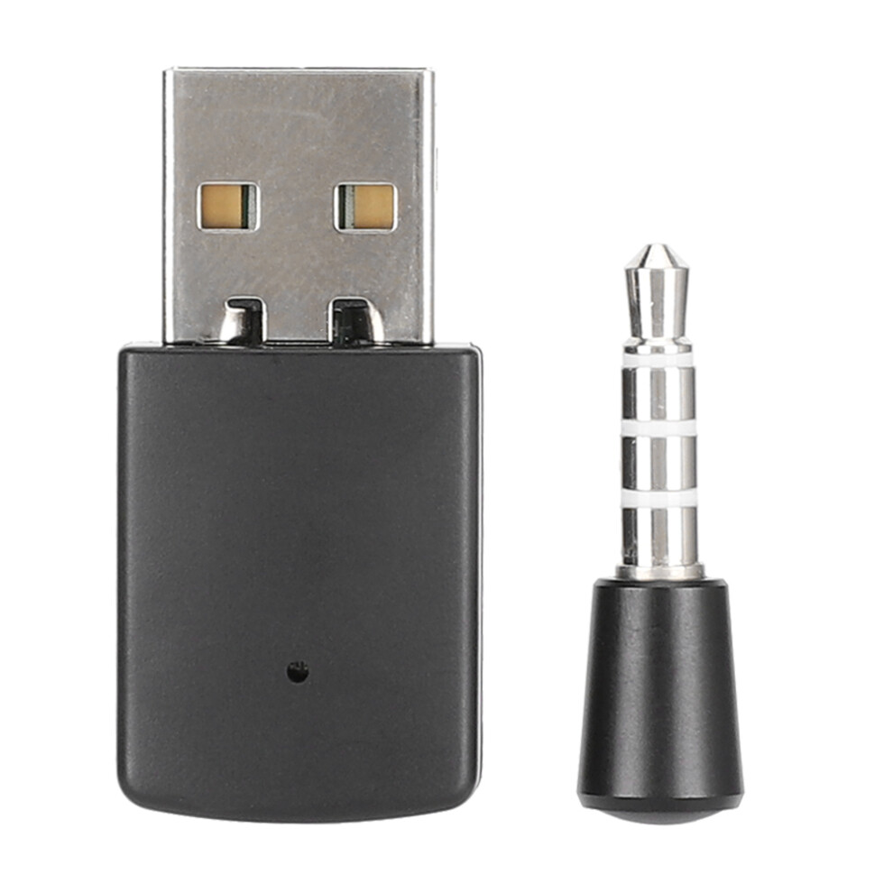 Wireless Audio Adapter With Microphone For PS5, Bluetooth Adapter USB Dongle Receiver Plug And Play Low Latency High Quality Audio Compatible With