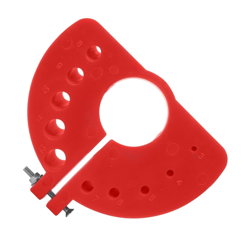 Drill Bit Sharpener With Multiple Size Compatibility And Precise Angle Grinding For Angle Grinder Red 9199774975742