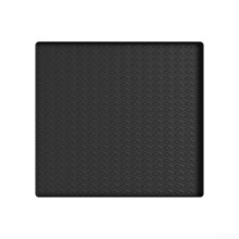 Washer and Dryer Mat Waterproof Silicone Cover Dust Resistant Easy Clean 60x50cm Black