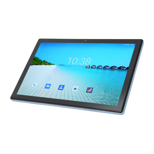 Tablet med fire kerner og processor, 10,1 tommer IPS-skærm og Android-tablet, dobbelt kamera, hurtig WiFi-forbindelse, Bluetooth-understøttelse, 2