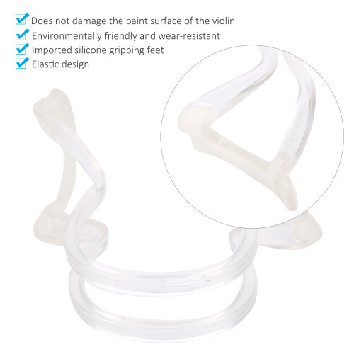 Collimatore per arco di violino 1/4 1/8 1/10 ABS bianco 2