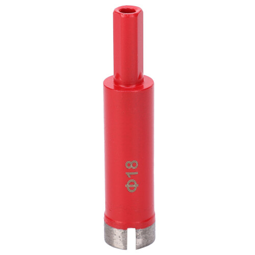18mm Flat Tooth Diamond Drill Bit for Marble, Tile & Concrete Red 1