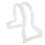 Collimatore per arco di violino 1/4 1/8 1/10 ABS bianco 2