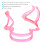 Silicone Grip Violin Bow Corrector 1/4 1/8 1/10 - Pink Accessory 3