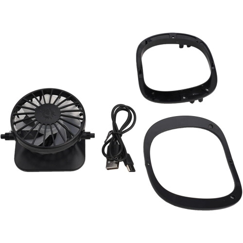 Solar Charging Fan Hat Solar Powered Cooling Hat With USB Port Wide Brim Work Hat For Hole Digging 2