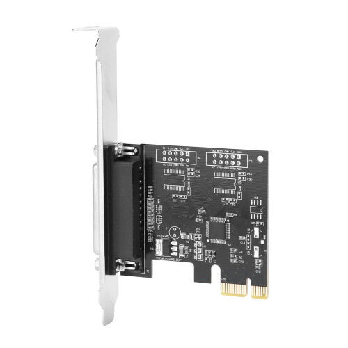 25-Pin PCIe Parallel Expansion Card for Desktop Printer Port Windows 98/2000/XP 1