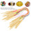 18Pcs Bamboo Circular Knitting Needle Set 40-120cm, Multiple Sizes 6