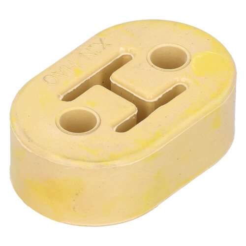 2-Hole Polyurethane Exhaust Muffler Hanger Universal Yellow 1