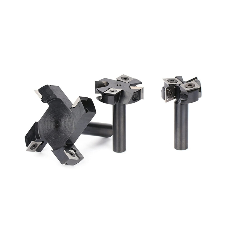 Surfacing Router Bit 12Mm Shank 45Mm Diameter Slab Flattening With Fouredge Carbide Inserts 10Pcs 9347817403886