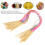 18Pcs Bamboo Circular Needles Set 80cm Double Points with Accessories Pack 10