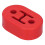 High-Quality Red Polyurethane Muffler Hanger for Noise Reduction 2