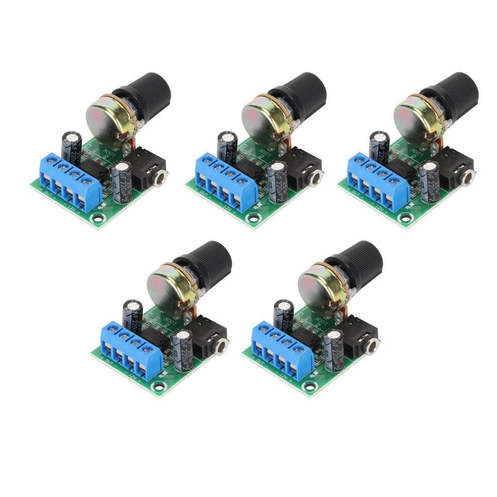Power Amplifier Module Lm386 5Pcs Mini 0.5W-10W Speaker Dc 3V-12V Audio 9441378735117