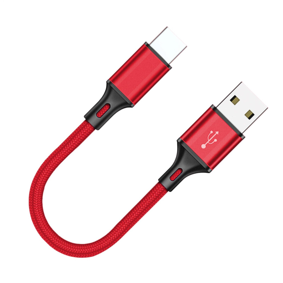 Type C Cable 25Cm Nylonbraided Usbc Charger Cord For Phones Data Transfer Portable 9382693110886