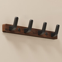 WallMounted Coat Rack With 4 Hooks For Entryway, Jackets And Bags, Towels And Umbrellas, SpaceSaving