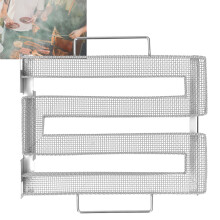 Stainless Steel Cold/Hot Smoker Tray BBQ Net for Flavorful Smoking