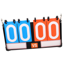 Multifunctional Scoreboard For Basketball Snooker And Billiards PVC Tabletop Score Keeper With Flipper