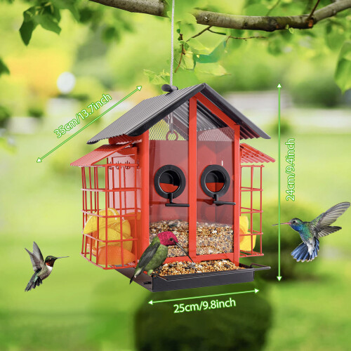 Mouse Proof Metal Bird Supplier Including Double Compartments 2