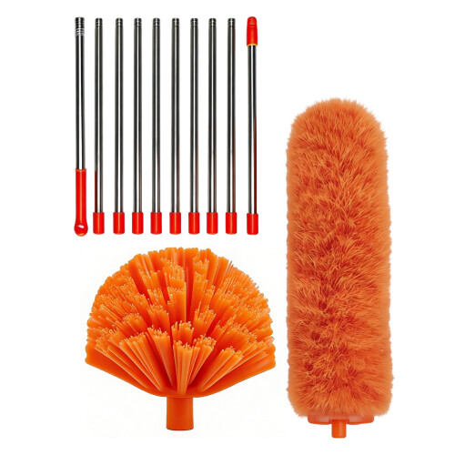 Multipurpose Cleaning Brush Set Adjustable Length for Dusting