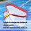 Pool Net Leaf Skimmer Rakes  Practical Cleaning Tool For Swimming Pools, Standard Size 2
