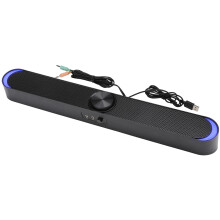 HiFi počítačový reproduktor pro herní stolní počítače, křišťálově čistý zvuk s technologií DSP, napájení z USB, plug and play,