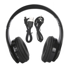 Écouteurs Bluetooth sans fil avec lumières LED colorées, design pliable pour un transport facile, basses profondes exceptionnelles grâce à leurs