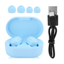 Écouteurs sans fil Bluetooth 5.3 étanches pour petites oreilles avec appels HD, appairage automatique, réduction de bruit HiFi et fonction de