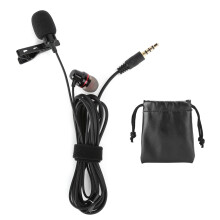 Wide Compatibility Lavalier Microphone, Detachable Anti-Loose Design for Secure Attachment, Professional Sound Quality for Your Multimedia Needs