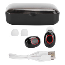 Écouteurs sans fil Bluetooth 5.0, son stéréo haute fidélité, commandes tactiles, maintien confortable et sûr, design ergonomique, étui de