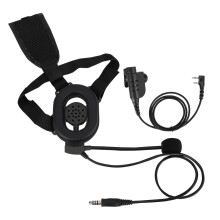 Militaire kwaliteit portofoonheadset, tactische headset voor walkie-talkiegebruik, zeer praktisch en heldere geluidsoverdracht, grote PTT-knop.