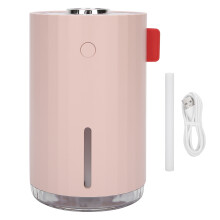 Tragbarer Mini-Luftbefeuchter mit Kaltnebel, wiederaufladbarer, persönlicher Tisch-Luftbefeuchter mit Nachtlicht, automatischer Abschaltfunktion und