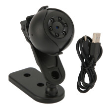 Wireless Hidden Security Camera WiFi Enabled Mini Spy Cam 1080P HD Resolution Motion Detection Anti Shake Night Vision Indoor Surveillance System