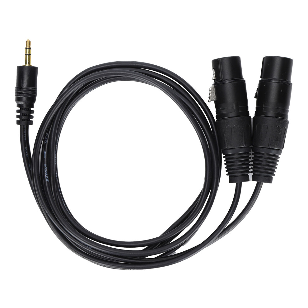 Unmatched Dual Xlr To 3.5Mm Y-Splitter Cable, Oxygen Free Copper Conductor Delivers Excellent Sound, Heavy Duty Plated Connectors Provide Gold 9773935302150