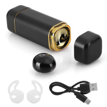 Écouteurs sans fil Bluetooth invisibles, son stéréo, confort optimal, son clair, autonomie longue durée, connexion rapide, étanchéité IPX5
