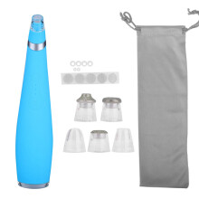 Aparelho de sucção facial para cuidados com a pele, design compacto, limpador facial elétrico portátil com sistema de sucção a vácuo e