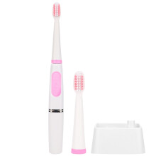 Periuță de dinți cu baterii, design ergonomic pentru toate vârstele, vibrații sonice care promovează curățarea profundă și masajul