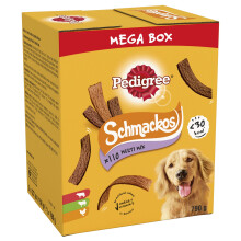 Pedigree Schmackos Mega Pack 110/112 Strips Snacks, Dog Treat Multipac