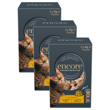 Encore 100 Percent Natural Wet Cat Food, Multipack Chicken Selection i
