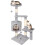 Cat Tree, 112cm Cat Scratching Post for Indoor Cats, Multi-Level Stabl 1