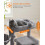 FEANDREA Feandrea Cat Tree Tower, Widened Perch for Large Cats, Light Grey PCT5 4