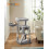 FEANDREA Feandrea Cat Tree Tower, Widened Perch for Large Cats, Light Grey PCT5 2