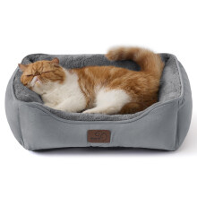 Bedsure Cat beds for Indoor Cats - 51x41 cm Washable Rectangle Small D