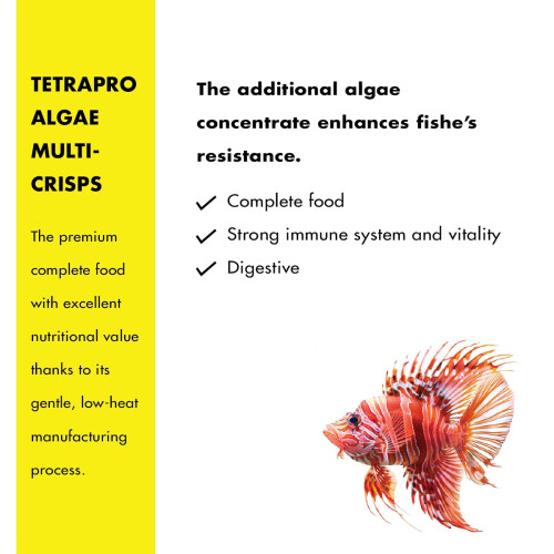 Tetra Tetra Pro Algae Multi-Crisps - Premium fish food with algae concentrat 2
