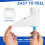 Lint Rollers for Pet Hair Remover, 600 Sheets Mega Value Set, 3 Handle 4